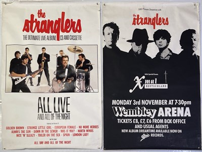 Lot 186 - THE STRANGLERS - BILLBOARD POSTER COLLECTION.