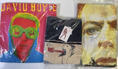 Lot 387 - DAVID BOWIE - T-SHIRTS INC SEALED EXAMPLES.