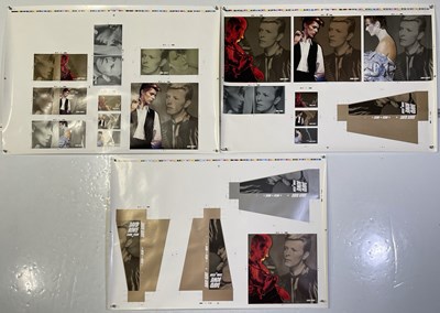 Lot 389 - DAVID BOWIE - SOUND + VISION SLEEVE PROOF PRINTS.