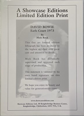 Lot 391 - DAVID BOWIE - FRAMED MEMORABILIA COLLECTION.
