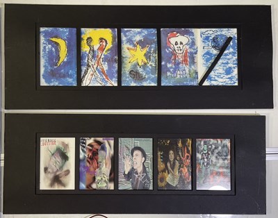 Lot 391 - DAVID BOWIE - FRAMED MEMORABILIA COLLECTION.