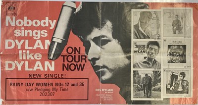 Lot 358 - BOB DYLAN ORIGINAL RAINY DAY WOMEN POSTER.
