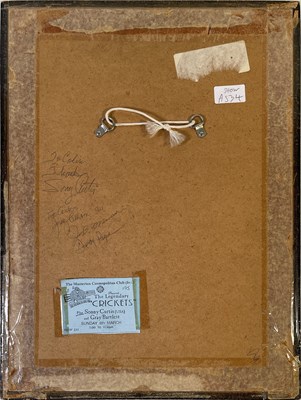 Lot 459 - BUDDY HOLLY AND THE CRICKETS - SIGNED DISPLAY.
