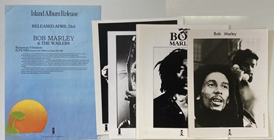 Lot 148 - BOB MARLEY RASTAMAN VIBRATION PARTIAL PRESS KIT.