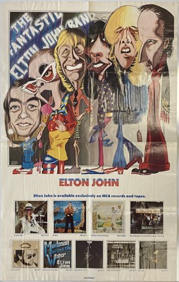 Lot 360 - ELTON JOHN ORIGINAL JACQUES BENOIT US POSTER.