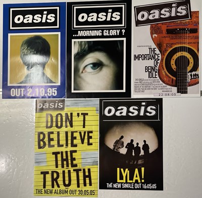 Lot 396 - OASIS - COLLECTION OF PROMOTIONAL POSTERS.