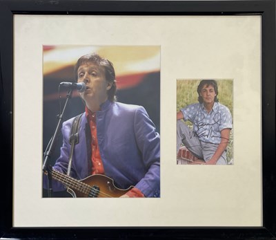 Lot 490 - BEATLES INTEREST - PAUL MCCARTNEY - SIGNED IMAGE.