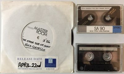 Lot 42 - ELVIS COSTELLO - 7'' ACETATE AND DEMO CASSETTES