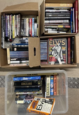 Lot 318 - ELVIS BOOK AND MAGAZINE COLLECTION.