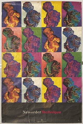 Lot 195 - NEW ORDER - A TECHNIQUE BILLBOARD POSTER.