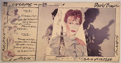 Lot 395 - DAVID BOWIE - ORIGINAL SCARY MONSTERS PROMOTIONAL SHOP DISPLAY.