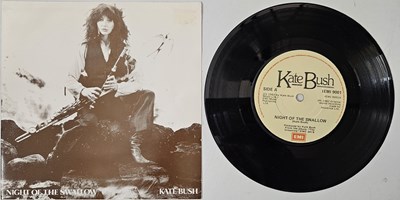 Lot 6 - KATE BUSH - NIGHT OF THE SWALLOW 7" (IEMI 9001 - IRISH PAPER SLEEVE)