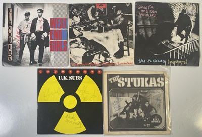 Lot 293 - SIGNED PUNK SINGLES INC SIOUXSIE / UK SUBS.