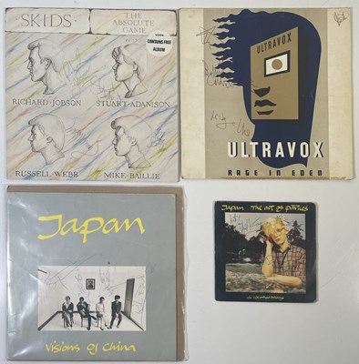 Lot 292 - PUNK / SYNTH SIGNED RECORDS INC SKIDS / JAPAN / ULTRAVOX.