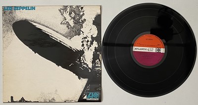 Lot 73 - LED ZEPPELIN - LED ZEPPELIN LP (COMPLETE 1ST UK PRESSING 'TURQUOISE SLEEVE/UNCORRECTED' - ATLANTIC 588171)