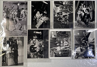 Lot 476 - THE ROLLING STONES - ROCK N ROLL CIRCUS PHOTOGRAPHS BY MIKE RANDOLPH.