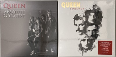 Lot 148 - QUEEN LP BOXSETS - ABSOLUTE GREATEST & QUEEN FOREVER