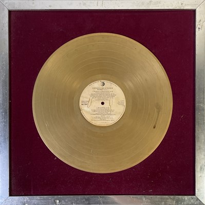 Lot 321 - THE PETE SINFIELD COLLECTION - ORIGINAL EMERSON, LAKE AND PALMER GOLD DISC AWARD.