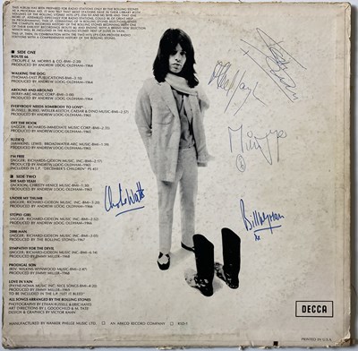 Lot 494 - ROLLING STONES RADIO PROMOTIONAL ALBUM FULLY SIGNED.