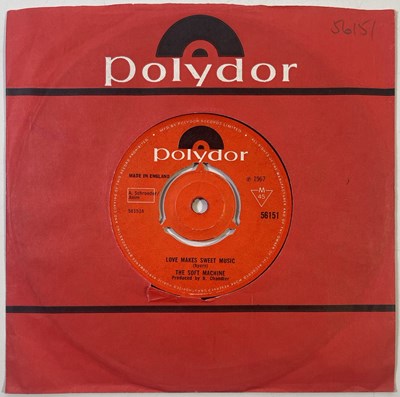 Lot 158 - THE SOFT MACHINE - LOVE MAKES SWEET MUSIC 7" UK SINGLE