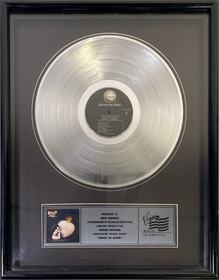 Lot 333 - THE PETE SINFIELD COLLECTION - CHER OFFICIAL SALES AWARD.