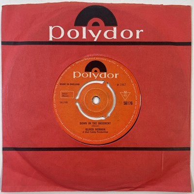 Lot 163 - OLIVER NORMAN - DOWN IN THE BASEMENT 7" UK RARITY