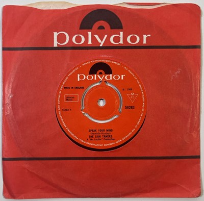 Lot 167 - THE LION TAMERS - SPEAK YOUR MIND UK 7" PSYCH RARITY