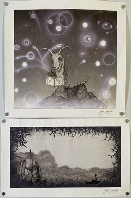 Lot 338 - THE PETE SINFIELD COLLECTION - ORIGINAL SIGNED KOLDO BARROSO PRINTS.