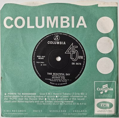Lot 70 - SOLOMON KING - THIS BEAUTIFUL DAY 7" (ORIGINAL UK STOCK COPY - COLUMBIA DB 8676)