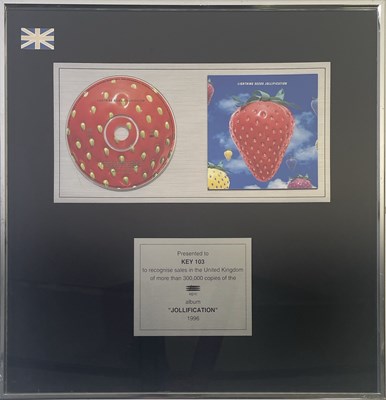 Lot 358 - THE PAUL HEMMINGS COLLECTION - THE LA'S / LIGHTNING SEEDS AND MORE - LIGHTNING SEEDS AWARD FOR JOLLIFICATION.