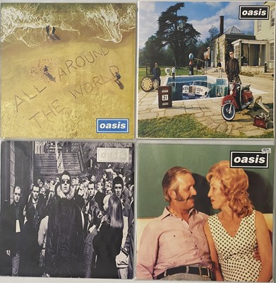 Lot 207 - OASIS - BE HERE NOW LP + 12" SINGLES FROM THE ALBUM PACK