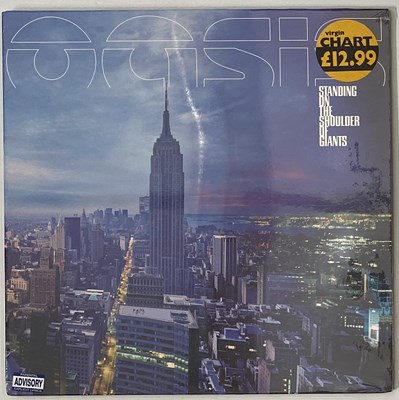 Lot 208 - OASIS - STANDING ON THE SHOULDER OF GIANTS LP (UK ORIGINAL - FACTORY SEALED - RKIDLP 002)