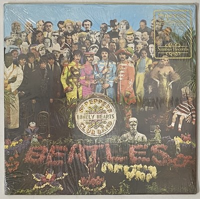 Lot 128 - THE BEATLES - SGT. PEPPER'S LONELY HEARTS CLUB BAND (NIMBUS RECORDS SUPERCUT PRESSING - PCS 7027 - MINT AND FACTORY SEALED)