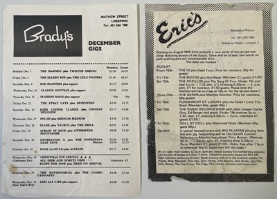 Lot 376 - THE PAUL HEMMINGS COLLECTION - THE LA'S / LIGHTNING SEEDS AND MORE - PAUL'S PUNK HANDILLS INC THE DAMNED