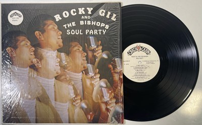 Lot 238 - ROCKY GIL AND THE BISHOPS - SOUL PARTY LP (US REISSUE - CRAZY CAJUN - CCLP-1018)