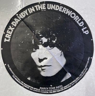 Lot 516 - T.REX / MARC BOLAN - ORIGINAL 1977 TOUR POSTER.