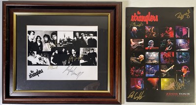 Lot 530 - THE STRANGLERS - SIGNED DISPLAYS.