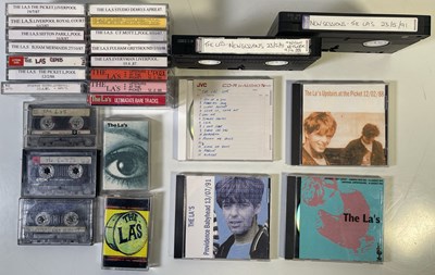 Lot 399 - THE PAUL HEMMINGS COLLECTION - THE LA'S / LIGHTNING SEEDS AND MORE - THE LA'S DEMO CASSETTES AND LIVE RECORDINGS..