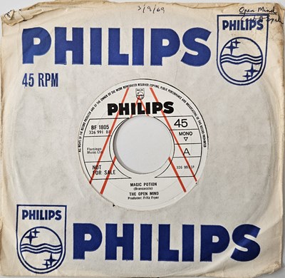 Lot 310 - THE OPEN MIND - MAGIC POTION 7" (ORIGINAL UK DEMO - PHILIPS BF 1805)