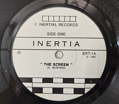 Lot 11 - INERTIA - THE SCREEN/ A SUBMARINE 7" (UK ORIGINAL W/ LETTER - ERT-1)
