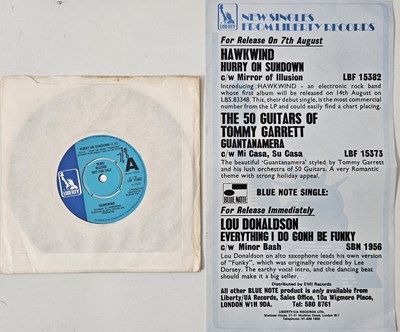 Lot 29 - HAWKWIND - HURRY ON SUNDOWN 7" (UK LIBERTY DEMO W/ FLYER - LBF 15383)