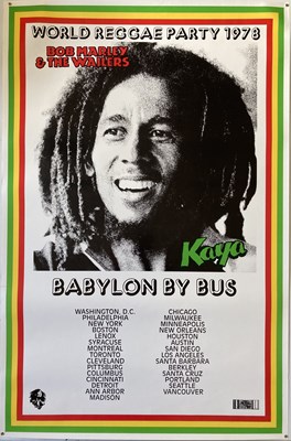 Lot 361 - BOB MARLEY US KAYA TOUR POSTER 1978.