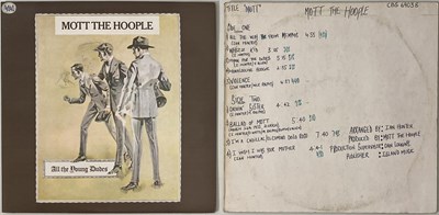 Lot 50 - MOTT THE HOOPLE - LP RARITIES PACK (INC TEST PRESS)