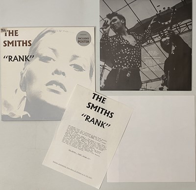 Lot 63 - THE SMITHS - RANK LP (UK ORIGINAL W/ POSTER & PRESS RELEASE - ROUGH 126)
