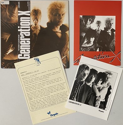 Lot 81 - GENERATION X - LP RARITIES PACK (INC TEST PRESSING/ PROOF SLEEVE)