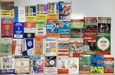 Lot 117 - CLUB AND COUNTRY - INTERNATIONAL FOOTBALL PROGRAMMES.
