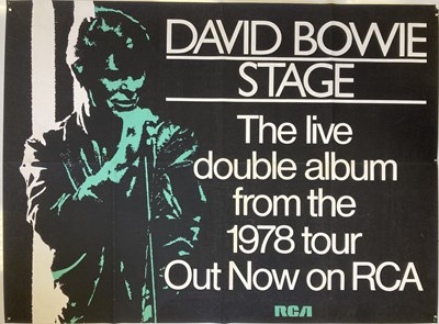 Lot 414 - DAVID BOWIE ORIGINAL STAGE POSTER.