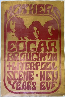 Lot 364 - MOTHERS BIRMINGHAM ORIGINAL POSTER - EDGAR BROUGHTON NYE 1969.