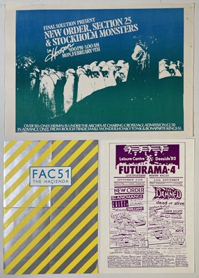 Lot 399 - FACTORY RECORDS - HANDBILL COLLECTION.