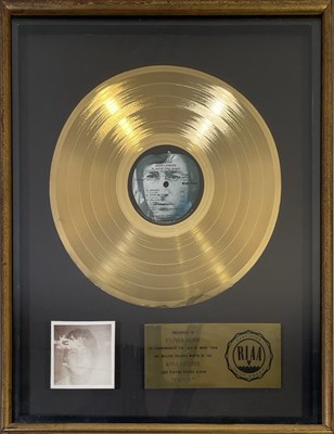 Lot 278 - THE BEATLES - ORIGINAL RIAA GOLD DISC AWARD FOR 'IMAGINE'